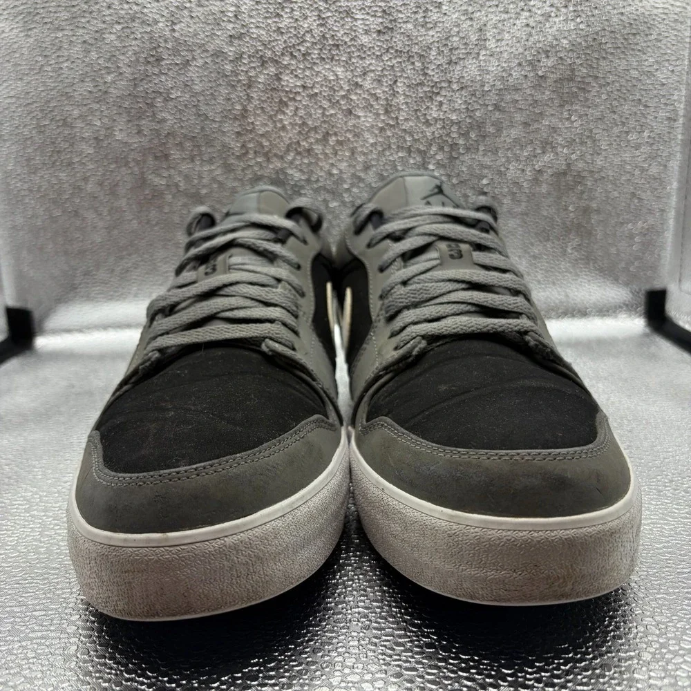 Size 11 Jordan V.2 Low Cool Gray Black Mens Lace-Up Athletic Shoes 552312-005
